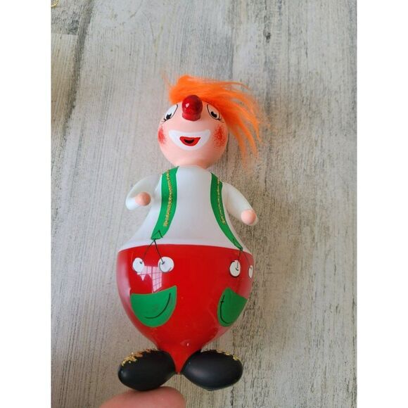 De carlini Clown circus Italian glass ornament vintage Xmas tree - Picture 1 of 6